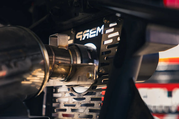 Single Wall, Angle Cut, Dual 4-Inch Outlet Tip with Shield, T85329