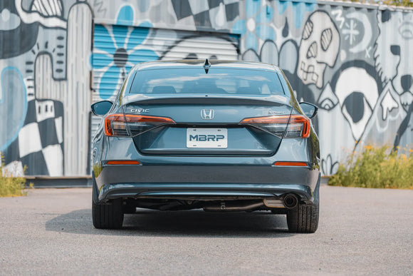 MBRP HONDA CIVIC SEDAN, SPORT, 2.0L 2022 2026 T304 STAINLESS STEEL 2.5" CAT-BACK