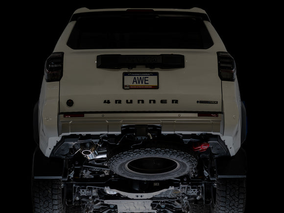 AWE Tuning 2024+ Toyota Land Cruiser / 2025+ Toyota 4Runner 0FG Cat-Back Exhaust w/ BashGuard