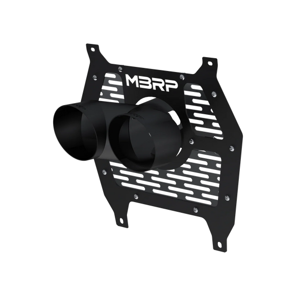 Single Wall, Angle Cut, Dual 4-Inch Outlet Tip with Shield, T85329