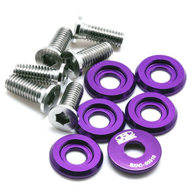 BLOX Racing Large Diameter Fender Washers - Purple