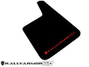 Rally Armor Universal Fit (No Hardware) UR Plus Black UR Mud Flap w/ Red Logo-1