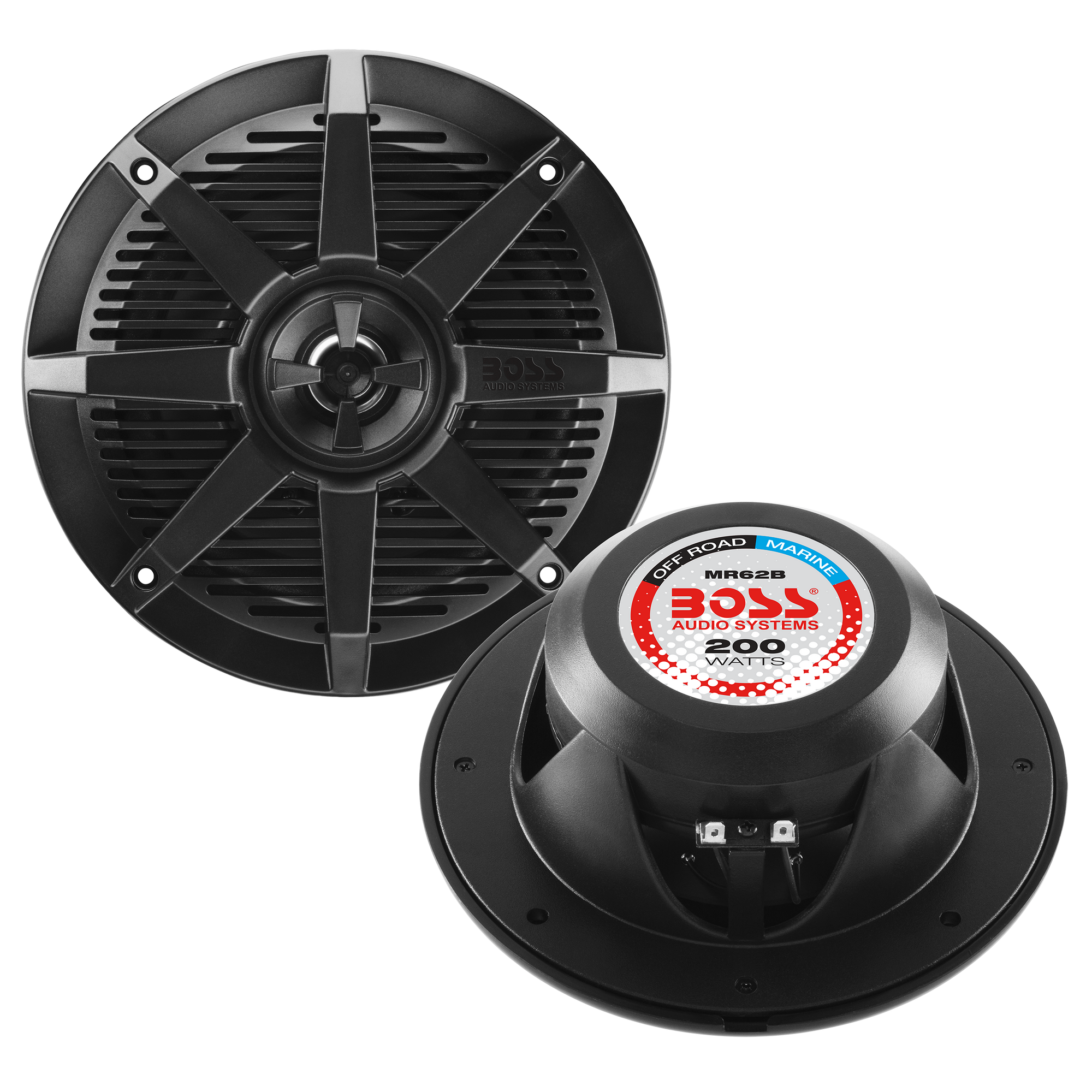 Boss Audio Systems Marine 6.5in Speakers / 200 Watts / Full Range / 2 Way