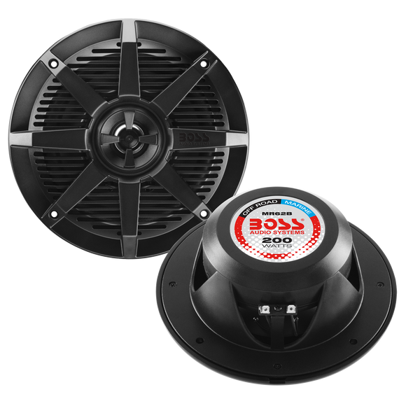Boss Audio Systems Marine 6.5in Speakers / 200 Watts / Full Range / 2 Way