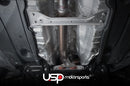 USP 3" Stainless Steel Downpipe: MK7 GTI, Golf, A3 FWD (Catted)-10