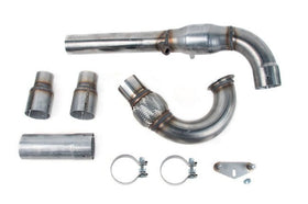 USP 3" Stainless Steel Downpipe: MK7 GTI, Golf, A3 FWD (Catted)