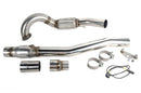 USP 3" Stainless Steel Downpipe: MK7 Golf R, S3, A3 Quattro (Catted)-1