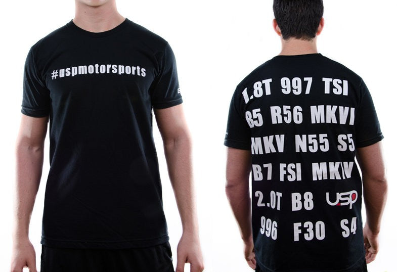 USP Motorsports Black "All Makes" T-Shirt- Small