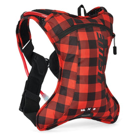USWE Outlander Hydration Pack 2L - Flannel Red/Black