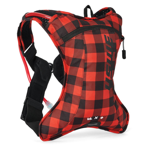 USWE Outlander Hydration Pack 2L - Flannel Red/Black
