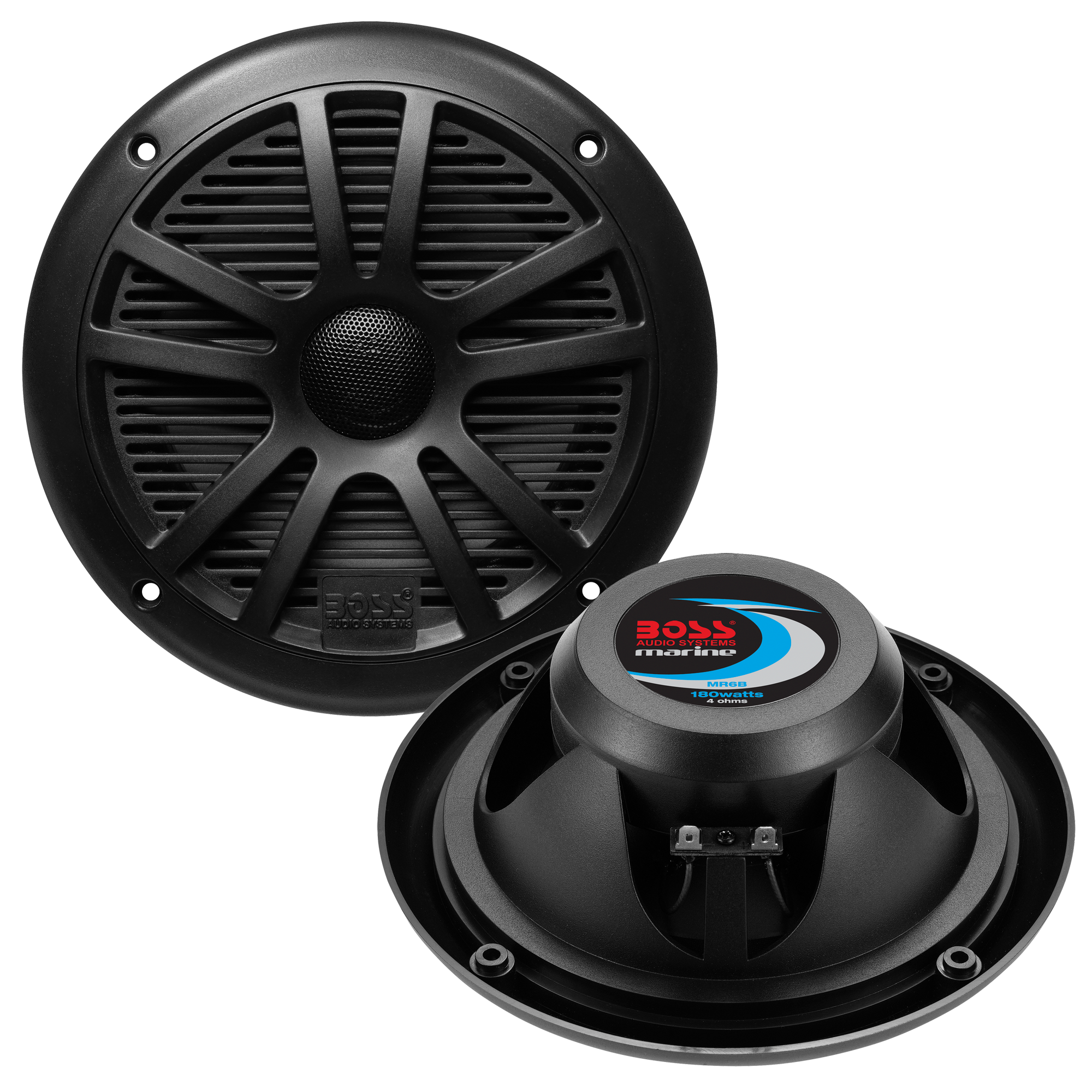 Boss Audio Systems Marine 6.5in Speakers / 180 Watts Per Pair / 2 Way