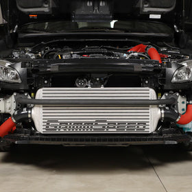 Grimmspeed Front Mount Intercooler Bumper Bar Black Coated For Subaru 15-21 WRX/STI - 0