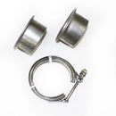 JBA 2.5in Stainless Steel V-Band Clamp & Flanges-1