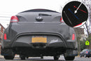 Rally Armor 12-18 Hyundai Veloster Black UR Mud Flap w/ Blue Logo-2
