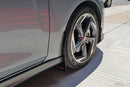 Rally Armor 19-21 Hyundai Veloster Turbo/2.0/R-Spec Black UR Mud Flap w/White Logo-4