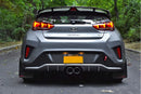 Rally Armor 19-21 Hyundai Veloster Turbo/2.0/R-Spec Black UR Mud Flap w/White Logo-5