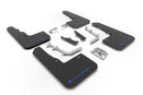 Rally Armor 20-25 Hyundai Venue Black Mud Flap Blue Logo-1