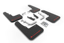Rally Armor 20-25 Hyundai Venue Black Mud Flap Red Logo-1
