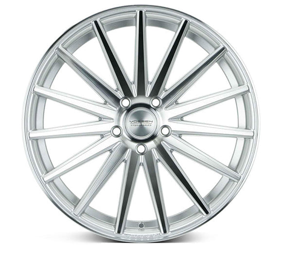 VOSSEN VFS2 22 X 9 +30 5 X 120 FLAT CB72.56 SILVER POLISHED