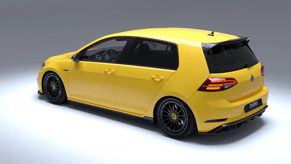 Zaero Design VW Golf GTI & Golf R Mk7 & Mk7.5 EVO-1 Gloss Black Side Skirts | ZA-GOLF-75-SW