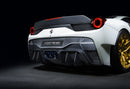 AERO 458-VX Aero Decklid Spoiler Carbon Fiber PP 2x2 Glossy-1