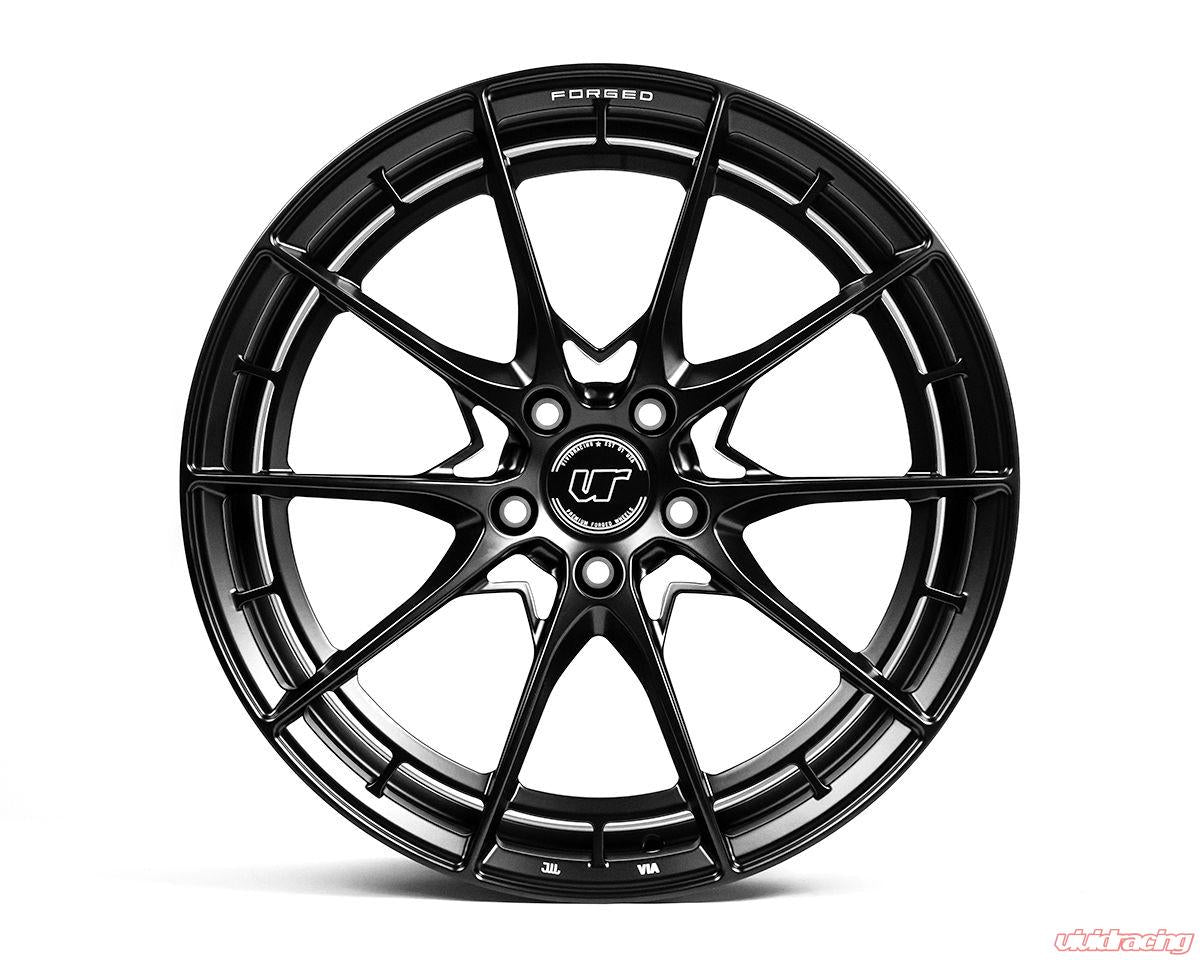 VR Forged D03-R Wheel Package Audi A4 S4 B8 B9 19x9.5 Matte Black - 0