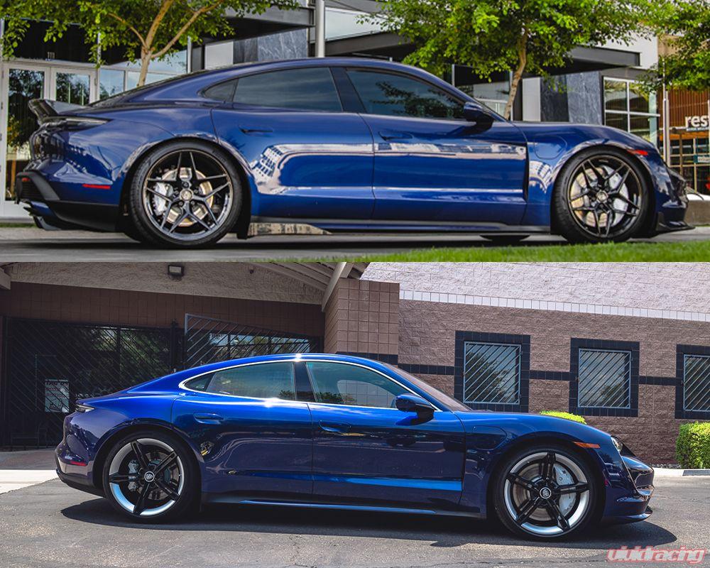 VR Aero Chrome Delete Vinyl Kit Gloss Black Porsche Taycan