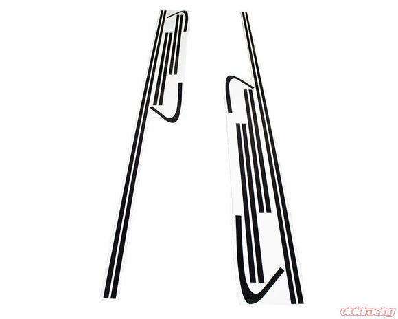 VR Aero Chrome Delete Vinyl Kit Gloss Black Porsche Taycan