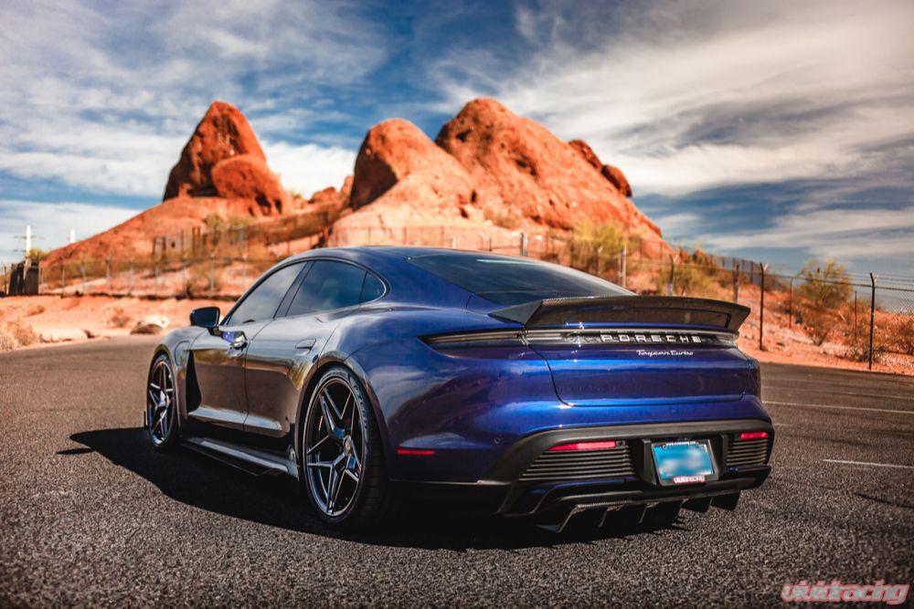VR Aero Carbon Fiber Trunk Spoiler Porsche Taycan Turbo | Turbo S