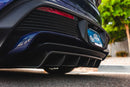 VR Aero Carbon Fiber Rear Diffuser Porsche Taycan Turbo | Turbo S-1