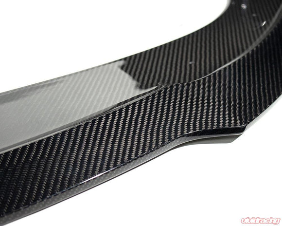 VR Aero Carbon Fiber Front Lip Spoiler Porsche Taycan Turbo | Turbo S