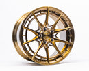 VR Forged D03-R Wheel Package Honda Civic Type-R 18x9.5 Brushed Gold-1