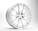 VR Forged D03-R Wheel Package Tesla Model S Plaid 21x9.5 21x10.5 Gloss White-1