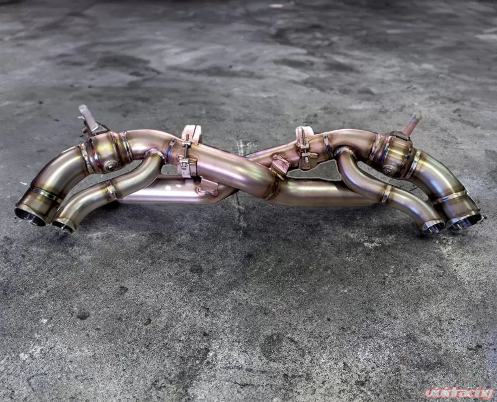 VRP Catback Valvetronic Exhaust System Stainless Steel Porsche 992 Turbo | Turbo S 3.7L - 0