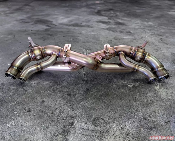 VRP Catback Valvetronic Exhaust System Stainless Steel Porsche 992 Turbo | Turbo S 3.7L
