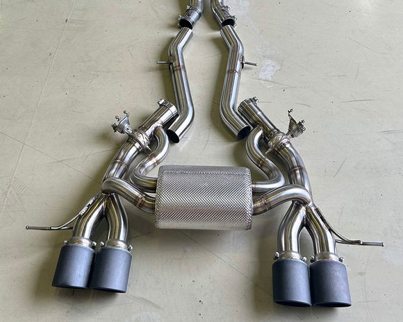 VRP Valvetronic Exhaust Muffler with Quad Tips BMW M2 G87