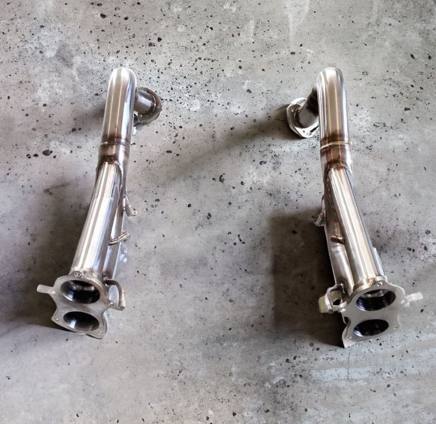 VRP Race Downpipes Stainless Steel Porsche 718 Cayman GT4