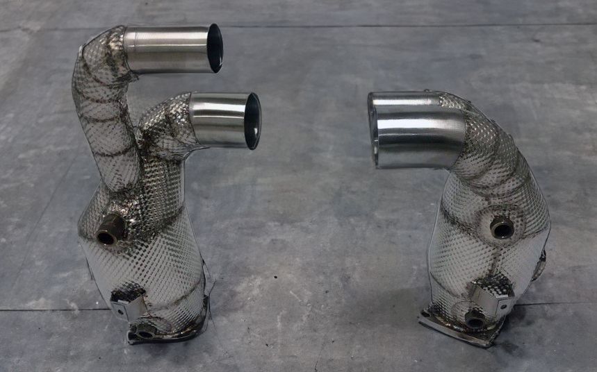 VRP Race Downpipes Stainless Steel Porsche 991.2 Carrera S | GTS
