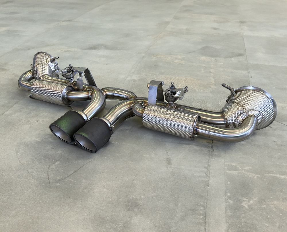 VRP Catback Valvetronic Exhaust System Stainless Steel Porsche 992 GT3 | GT3RS