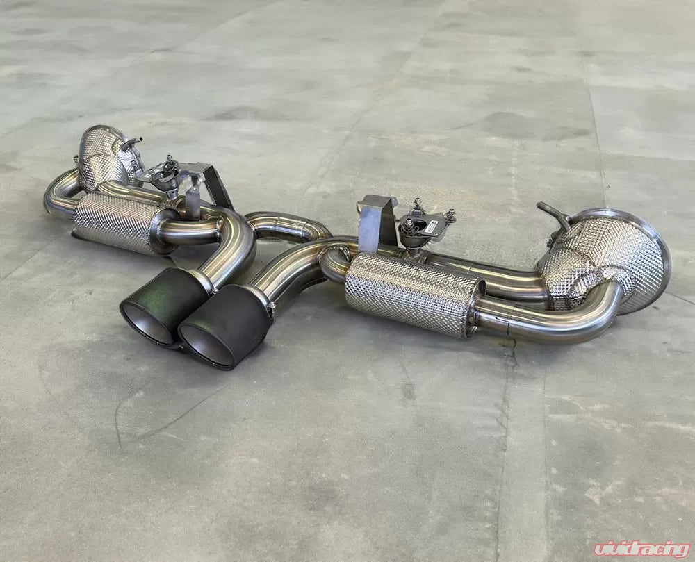 VRP Catback Valvetronic Exhaust System Iconel Porsche 992 GT3 | GT3RS