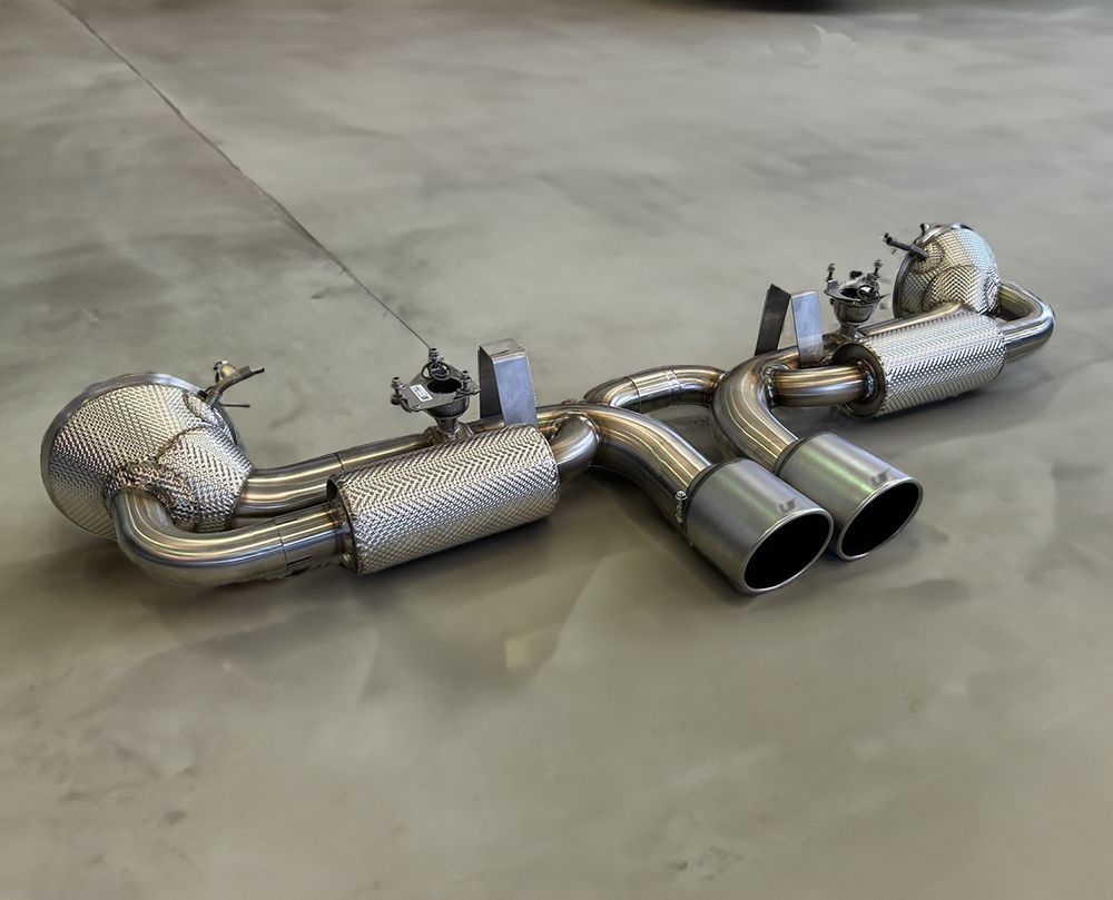 VRP Catback Valvetronic Exhaust System Iconel Porsche 992 GT3 | GT3RS