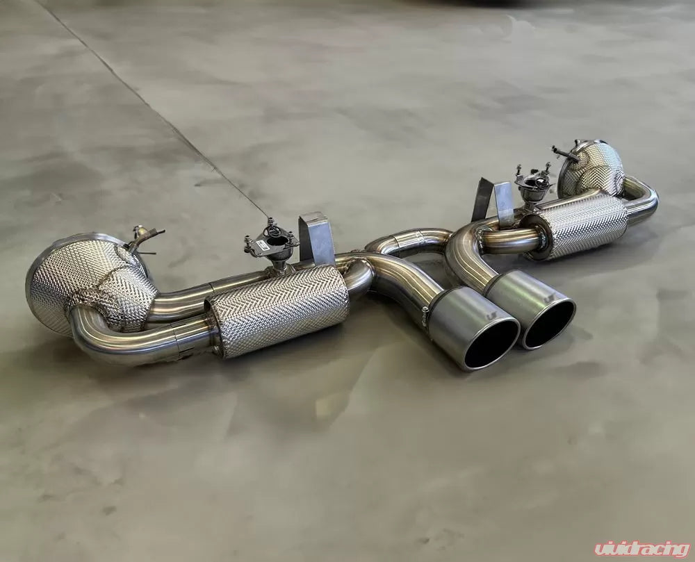 VRP Full Race Exhaust System Iconel Porsche 992 GT3 | GT3RS