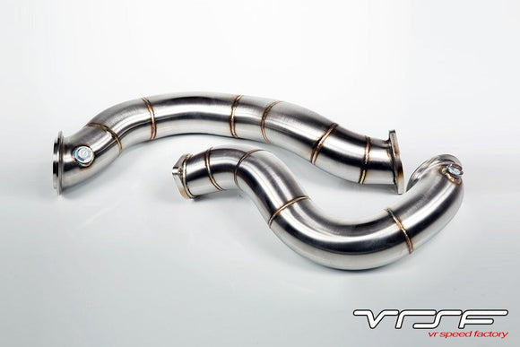 VRSF 3″ Cast Stainless Steel Catless Downpipes N54 V2 2007 – 2010 BMW 335i / 2008 – 2012 BMW 135i