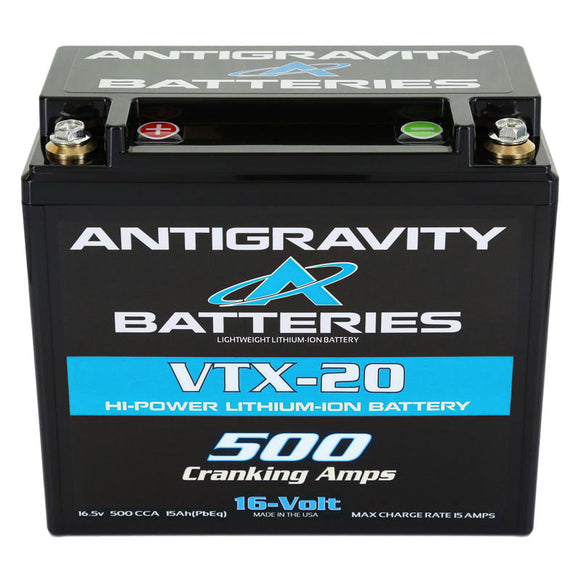 Antigravity Special Voltage YTX12 Case 16V Lithium Battery - Left Side Negative Terminal