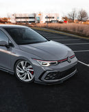 Zaero Design VW Golf GTI Mk8 EVO-1 Gloss Black Front Splitter | ZA-GOLF-8-GTI-FS-6