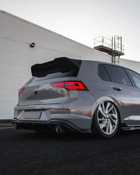 Zaero Design VW Golf Mk8 & Mk8.5 EVO-1 Gloss Black Rear Spoiler | ZA-GOLF-8-TL