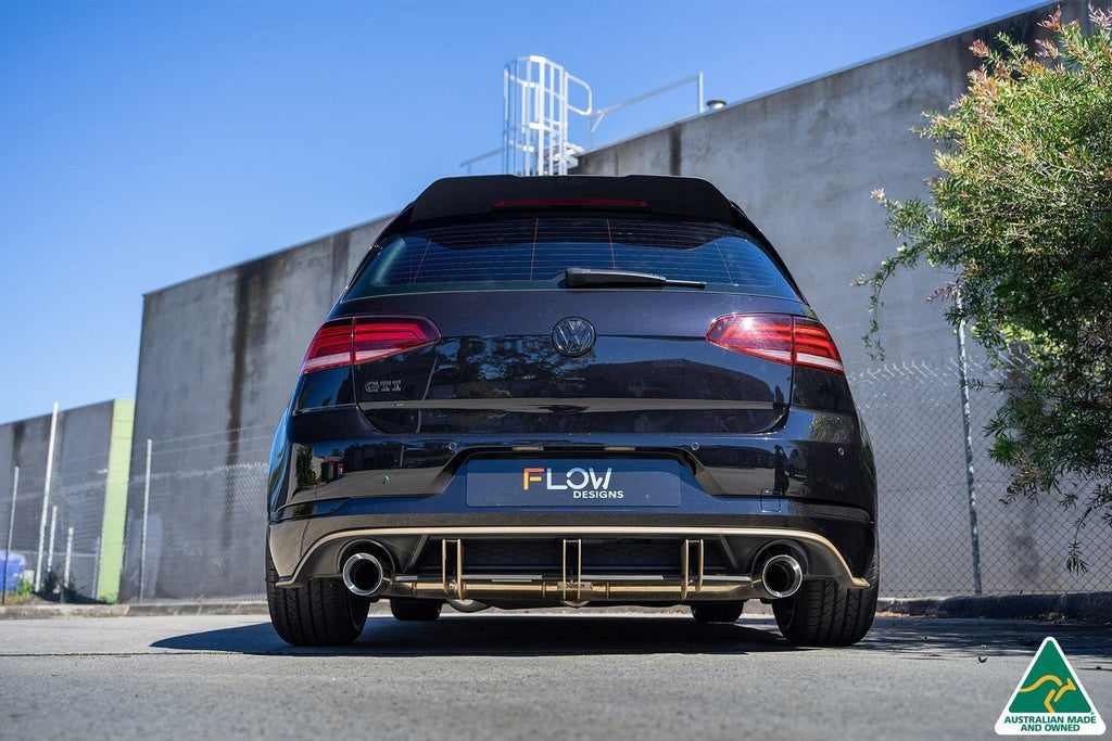 Flow Designs MK7.5/MK7 Golf GTI & R Rear Spoiler Extension | MK7SPOILER