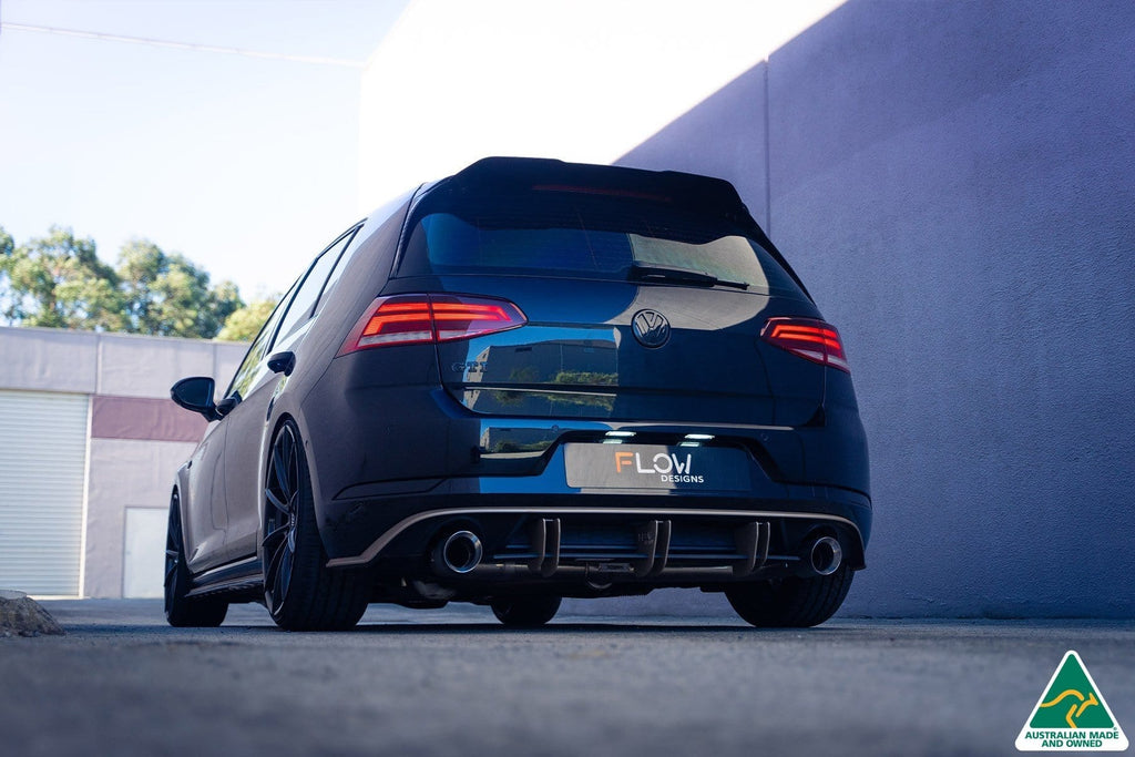 Flow Designs MK7.5/MK7 Golf GTI & R Rear Spoiler Extension | MK7SPOILER