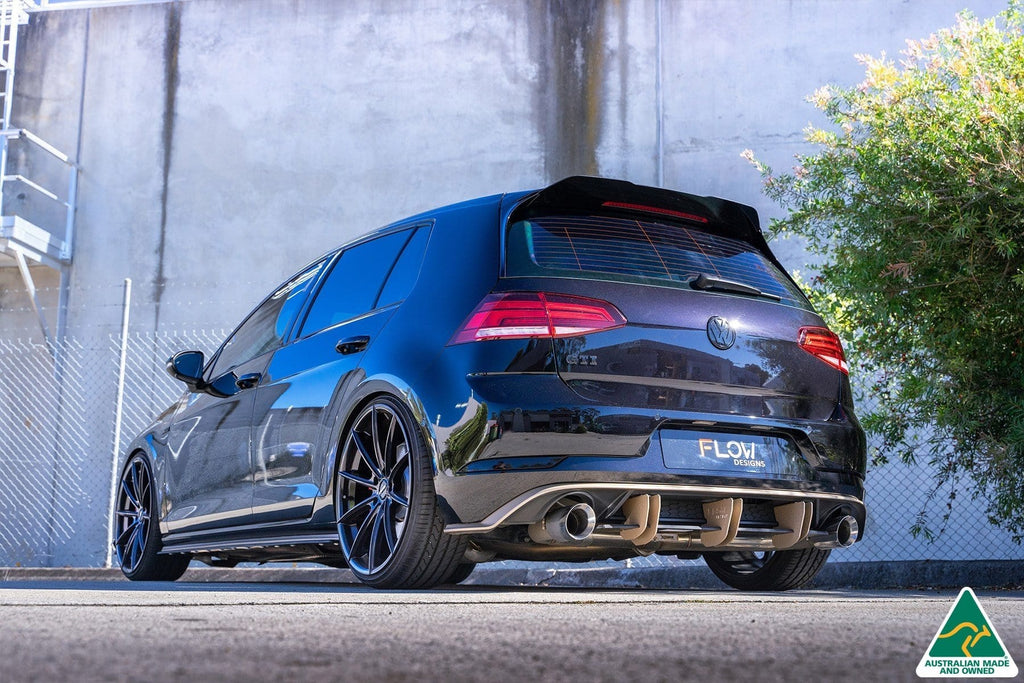 Flow Designs MK7.5/MK7 Golf GTI & R Rear Spoiler Extension | MK7SPOILER