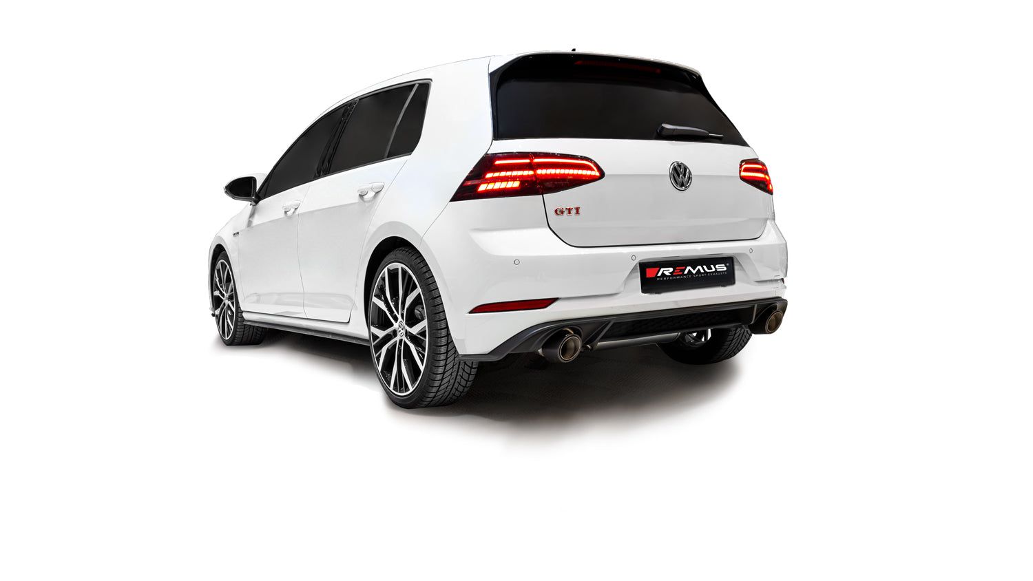 Remus 2018+ Volkswagen GTI (w/GPF) Axle Back Exhaust (Tail Pipes Req) - 0